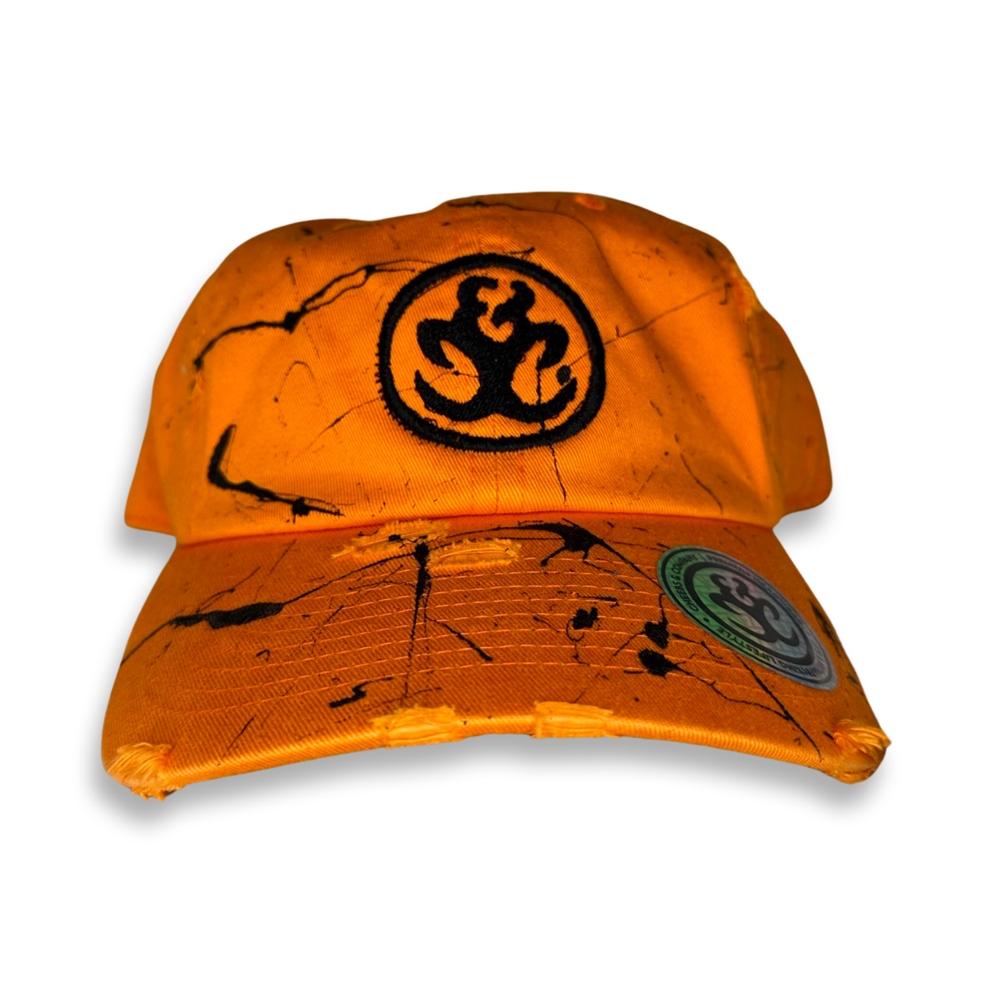 HAND PAINT SPLATTERED DAD HAT