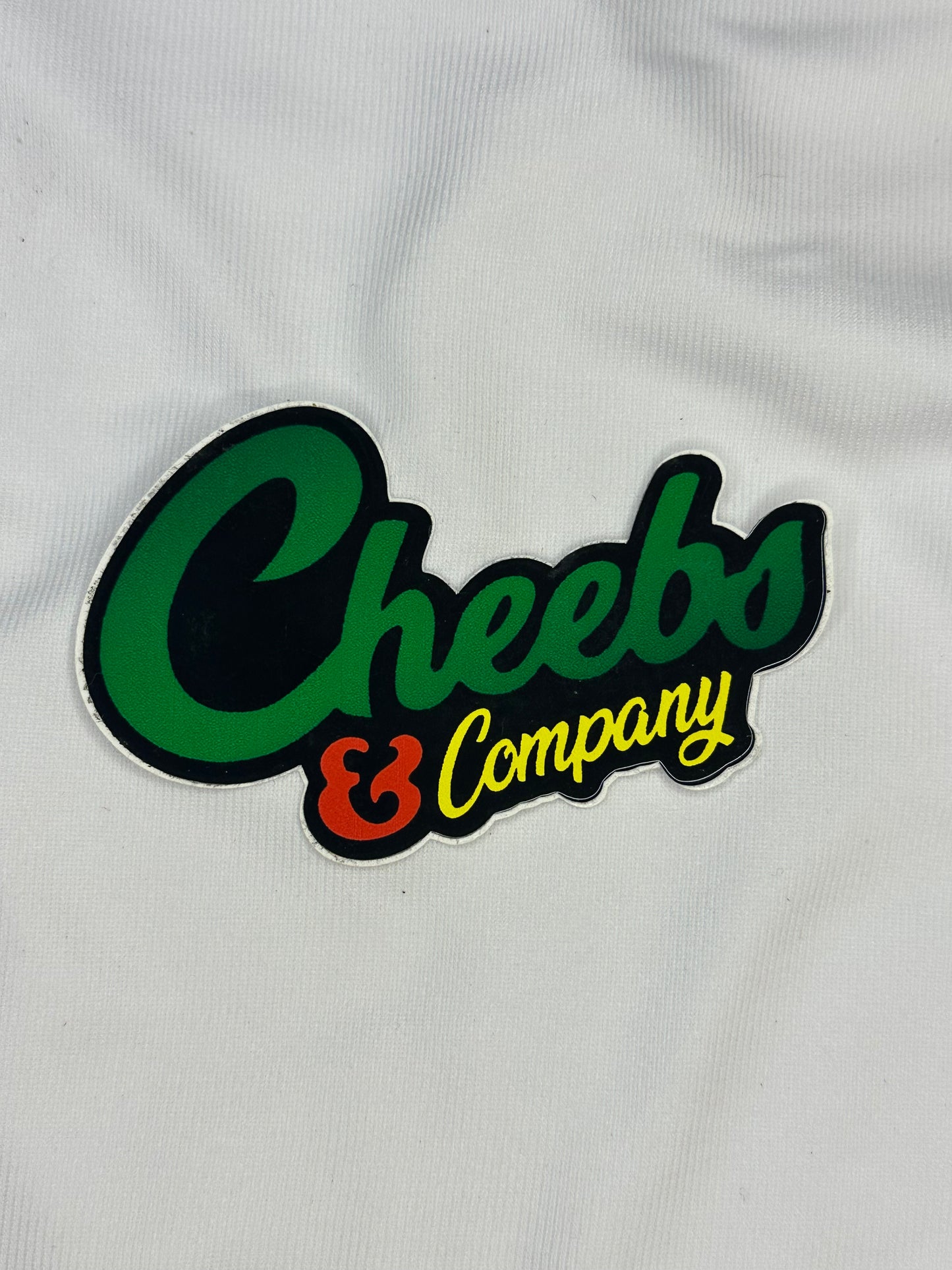Cheebs logo rasta sticker