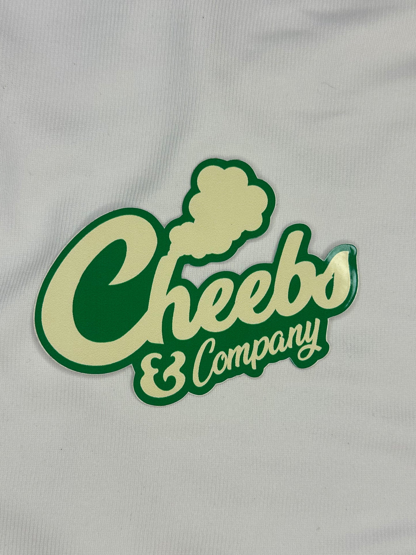 Cheebs logo cloud sticker