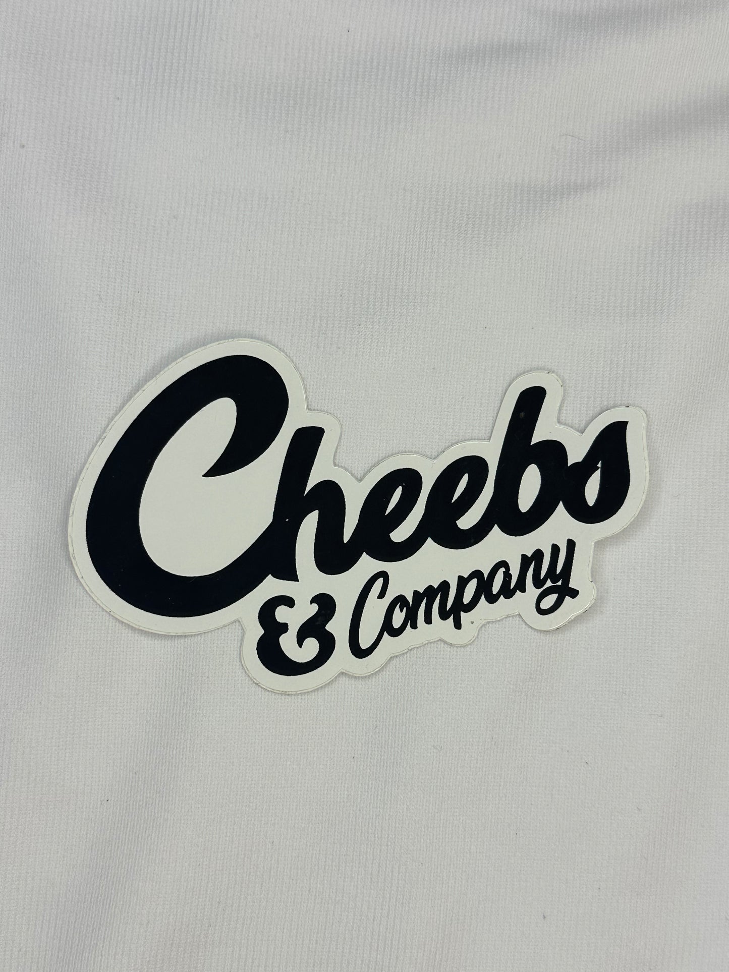 Cheebs logo sticker