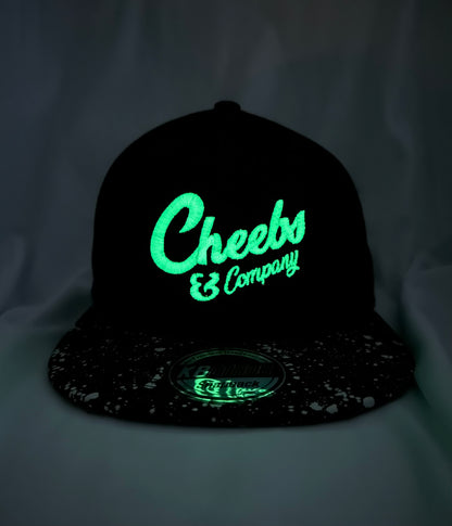 Cheebs Hat - Splatter Brim Snap back