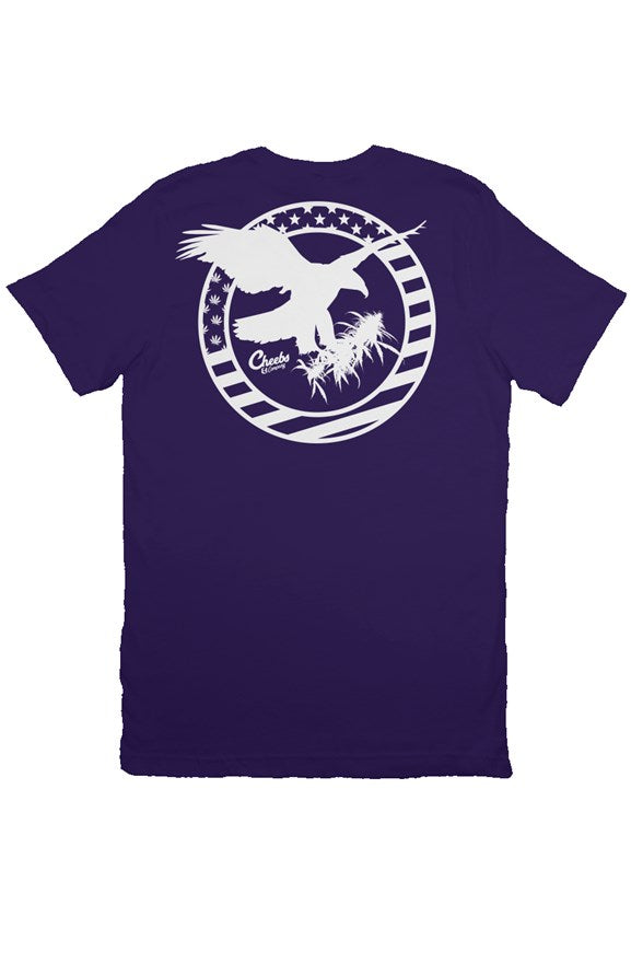 Cheebs America Pocket Tee Purple