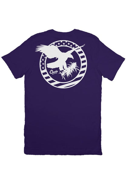 Cheebs America Pocket Tee Purple