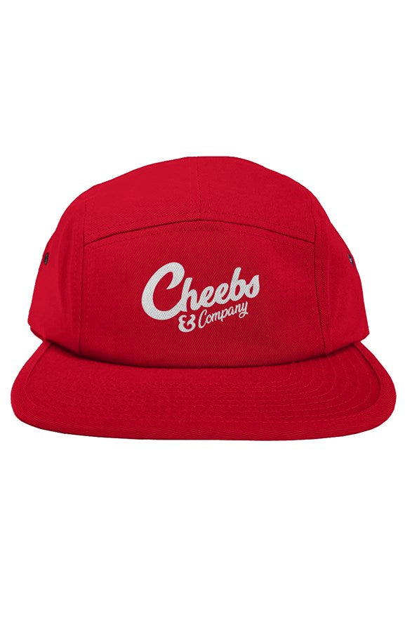 Cheebs Classic 5 Panel Red/Wht