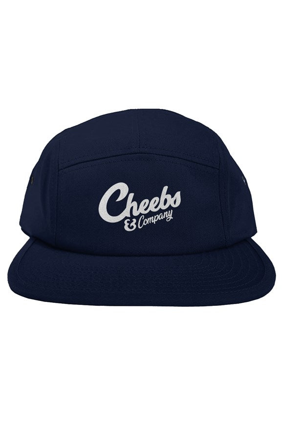 Cheebs Classic 5 Panel Navy/wht