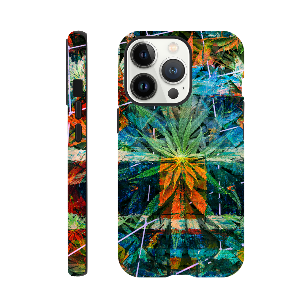 Abstract Cannabis Tough case