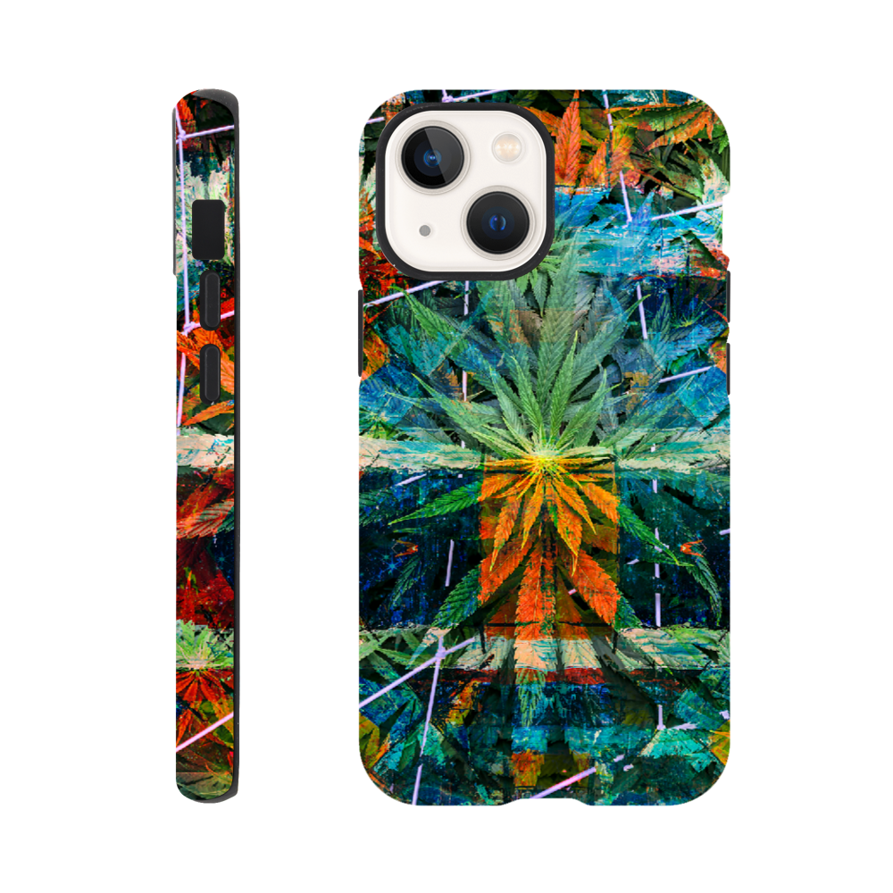 Abstract Cannabis Tough case