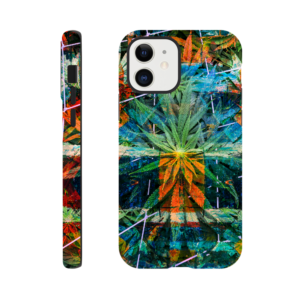 Abstract Cannabis Tough case