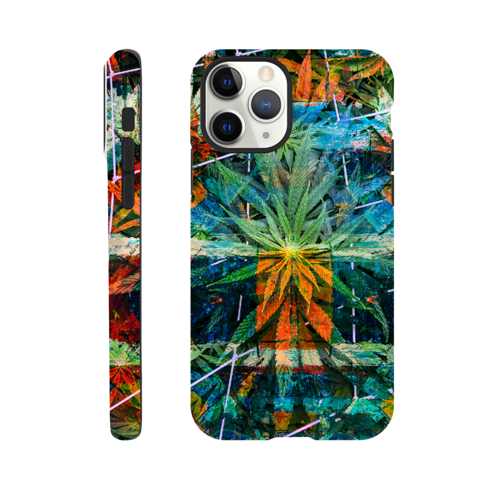 Abstract Cannabis Tough case