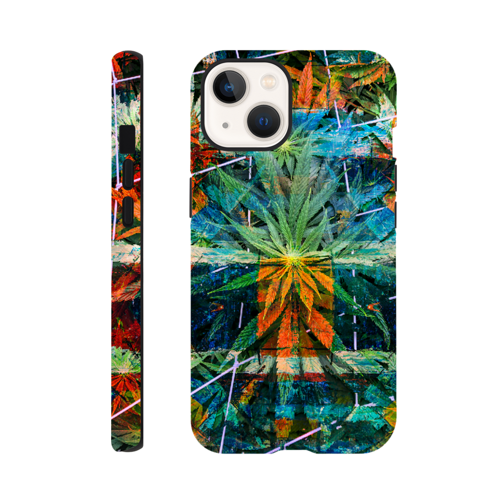 Abstract Cannabis Tough case